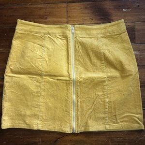 Corduroy skirt